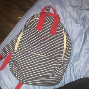 Champion backpack ✨navy blue with white stripes ✨